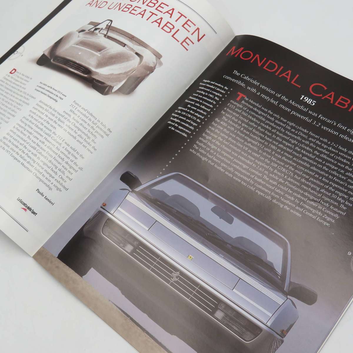 1985 Ferrari Mondial Cabrio die-cast model car - scale 1/43