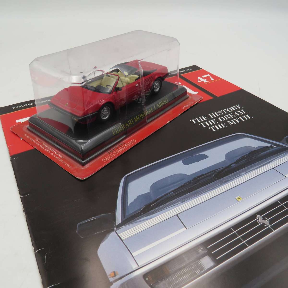 1985 Ferrari Mondial Cabrio die-cast model car - scale 1/43
