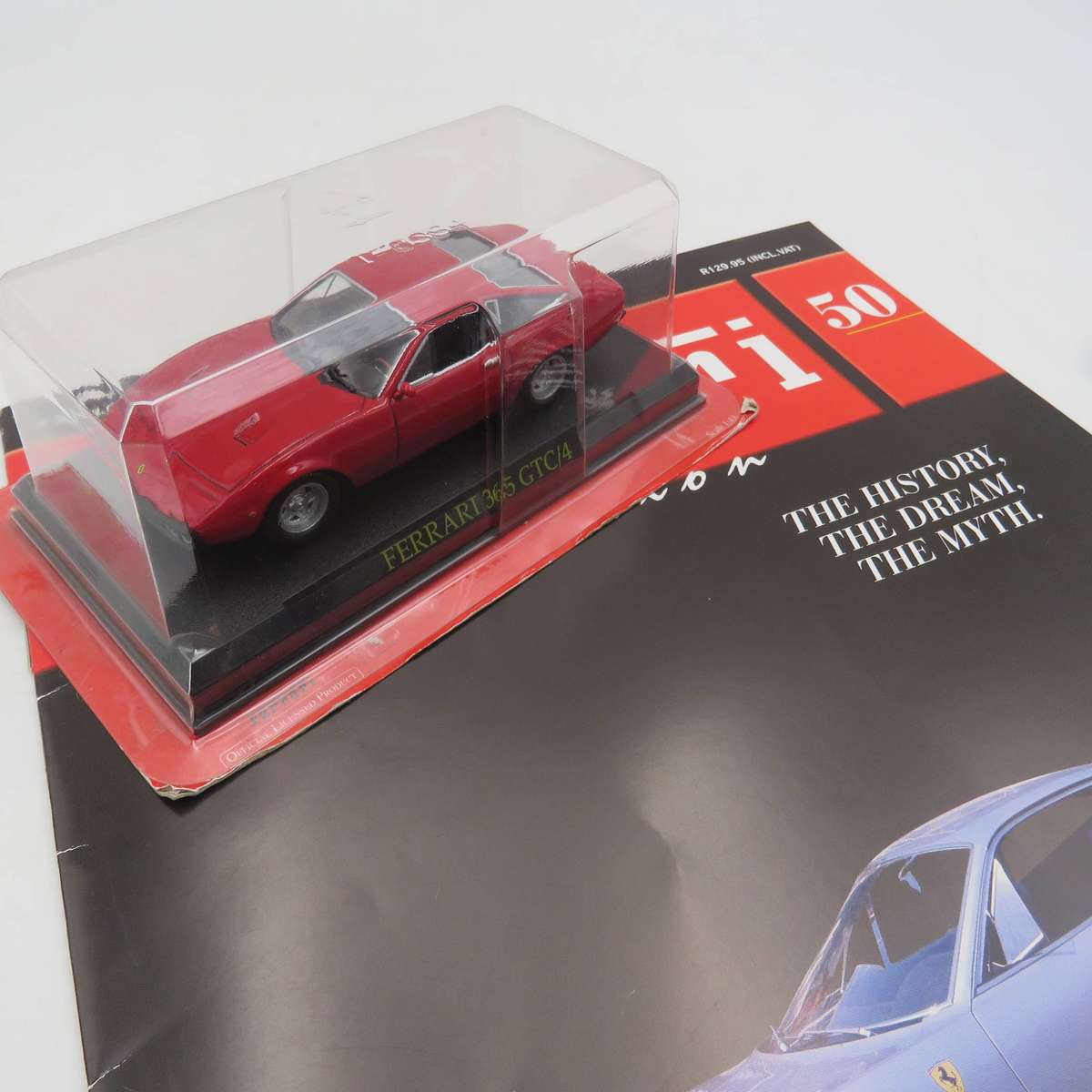 1971 Ferrari 365 GTC/4 die-cast model car - scale 1/43