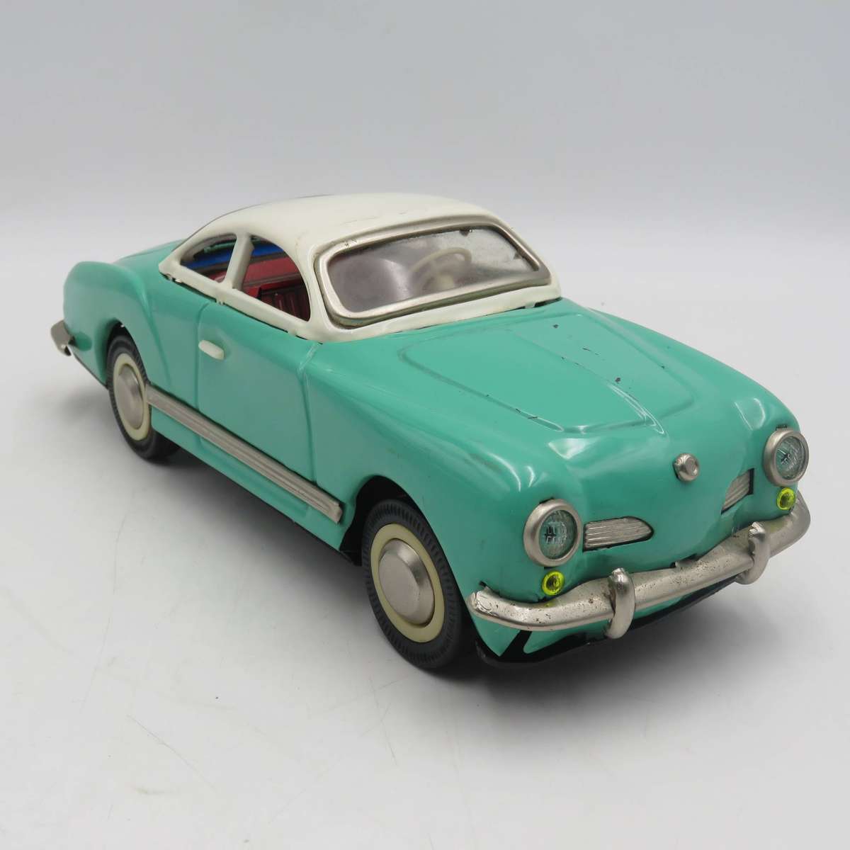 Vintage VW Kurmann Ghia Chinese tinplate MF743 friction toy car