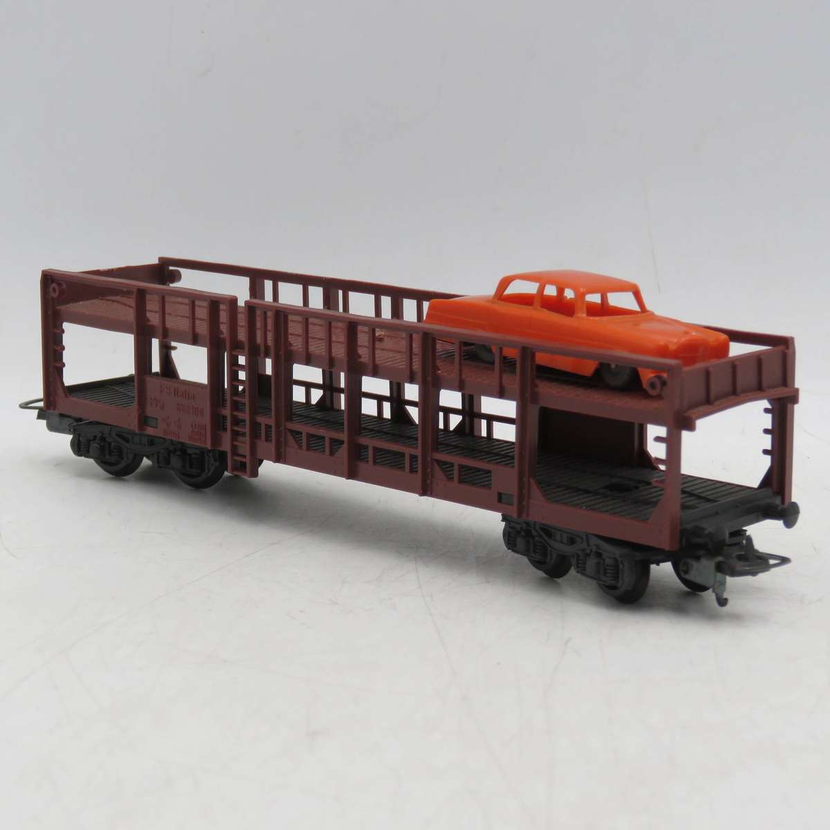 Lima FS Italia railways car transporter with one plastic car - HO Scale