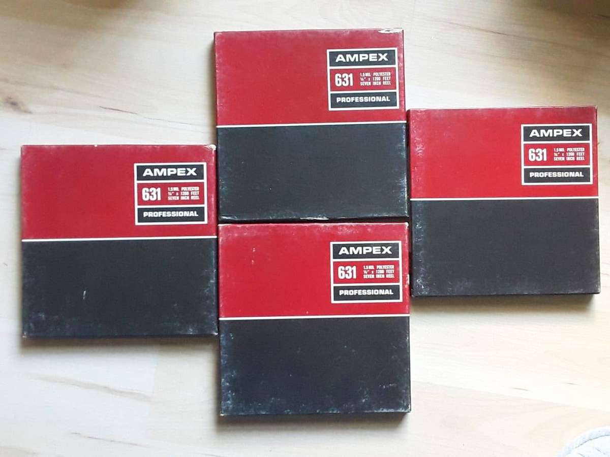 Ampex Professional Tape on 7 inch reels