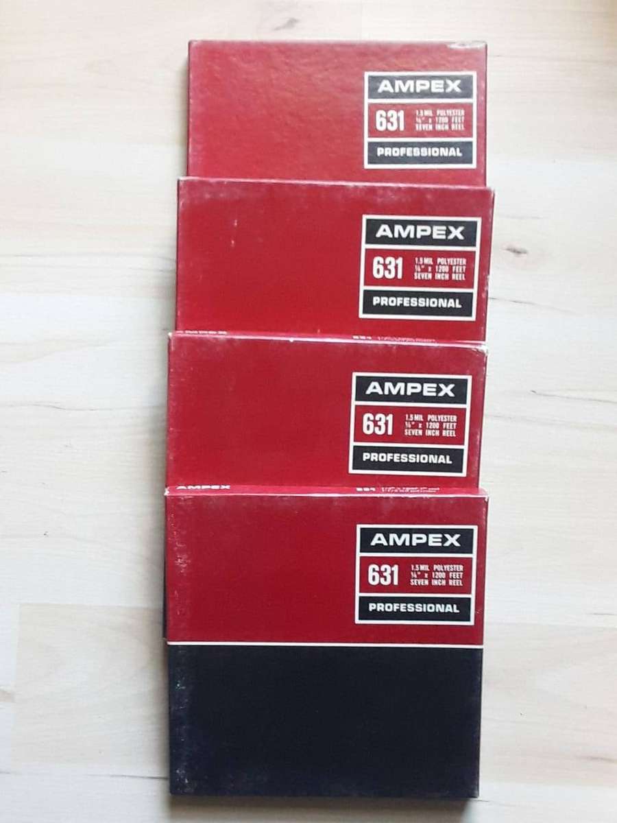 Ampex Professional Tape on 7 inch reels