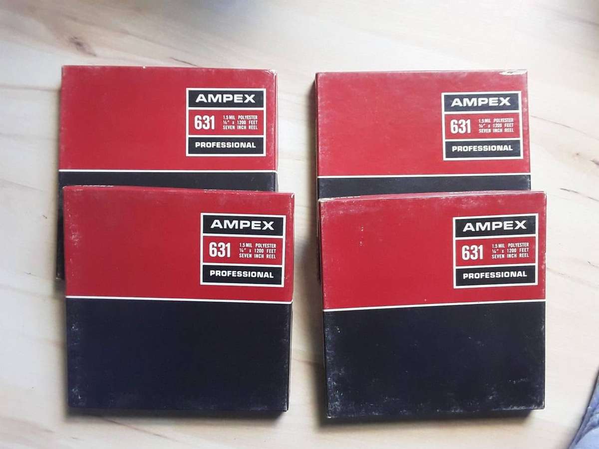 Ampex Professional Tape on 7 inch reels