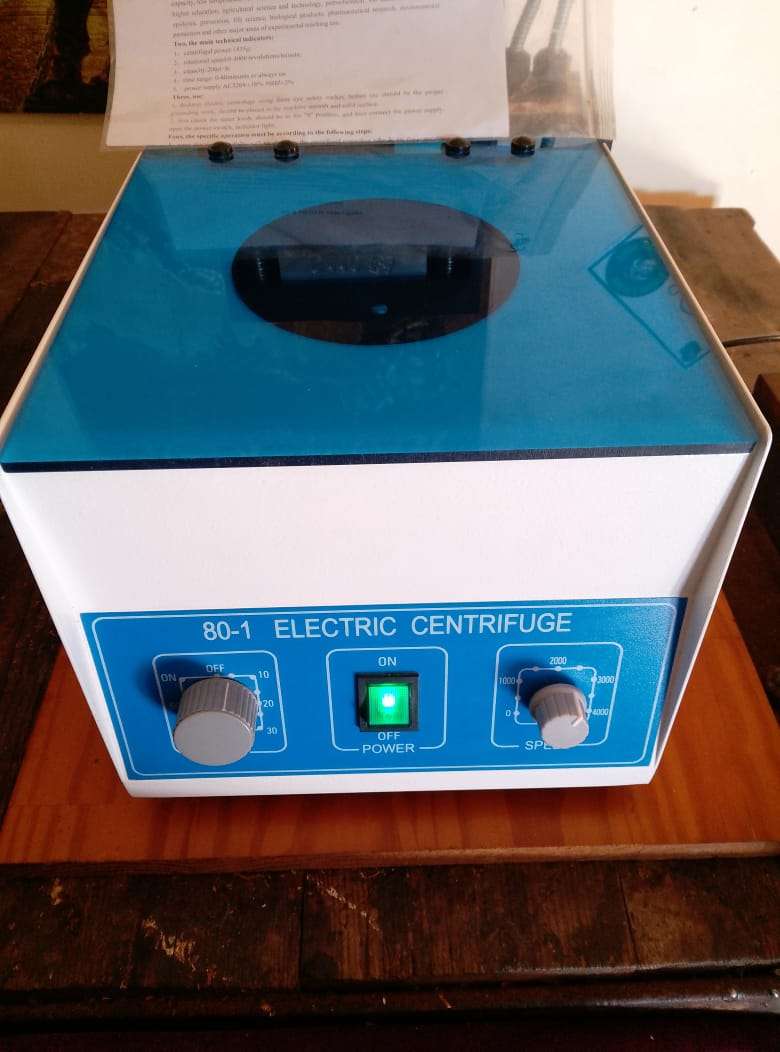 80-1 Electric Centrifuge Machine Lab Medical Equipment Practice 4000 rpm and 2 tubes