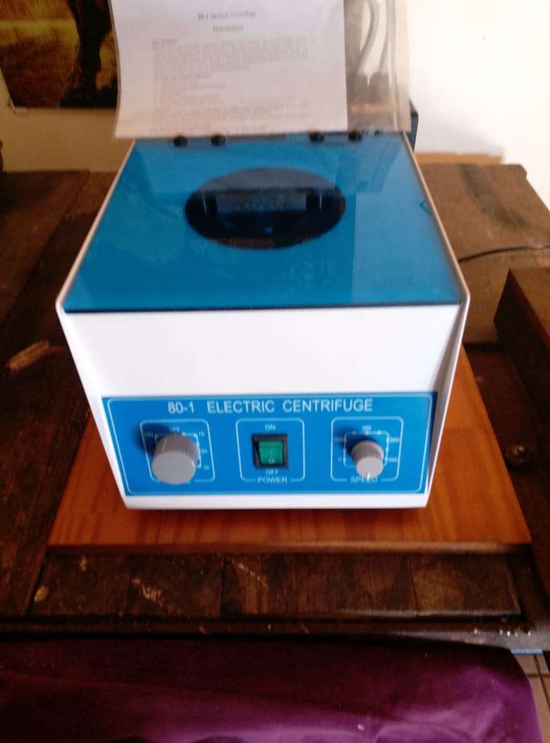 80-1 Electric Centrifuge Machine Lab Medical Equipment Practice 4000 rpm and 2 tubes