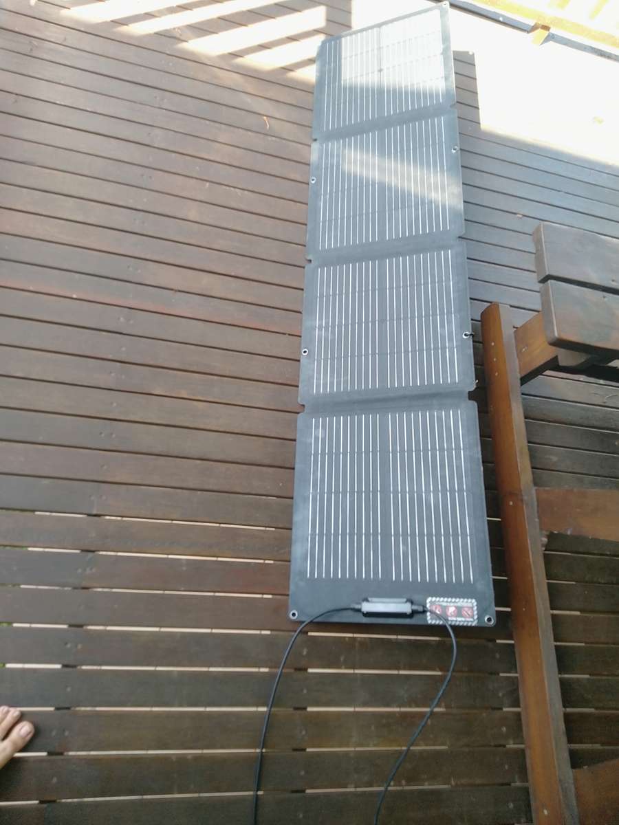 EcoFlow 110W Solar Panel and Original Carry Case/Stand in Original Box