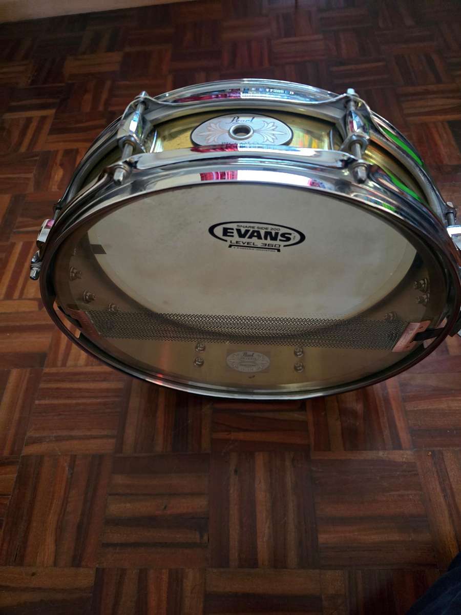 Pearl B1330 Brass Piccolo Snare Drum - 13 Inches X 3 Inches