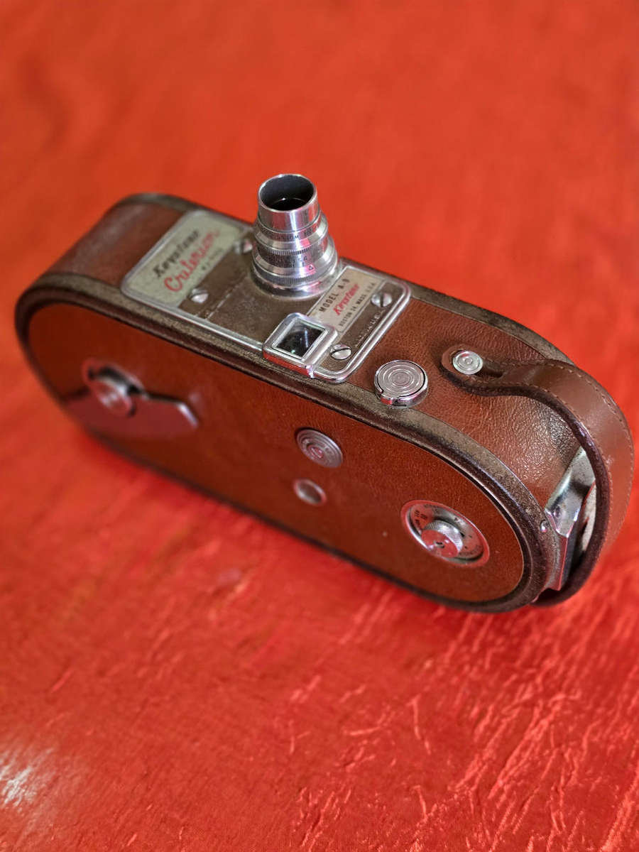 Criterion Model A-9 16mm movie camera.