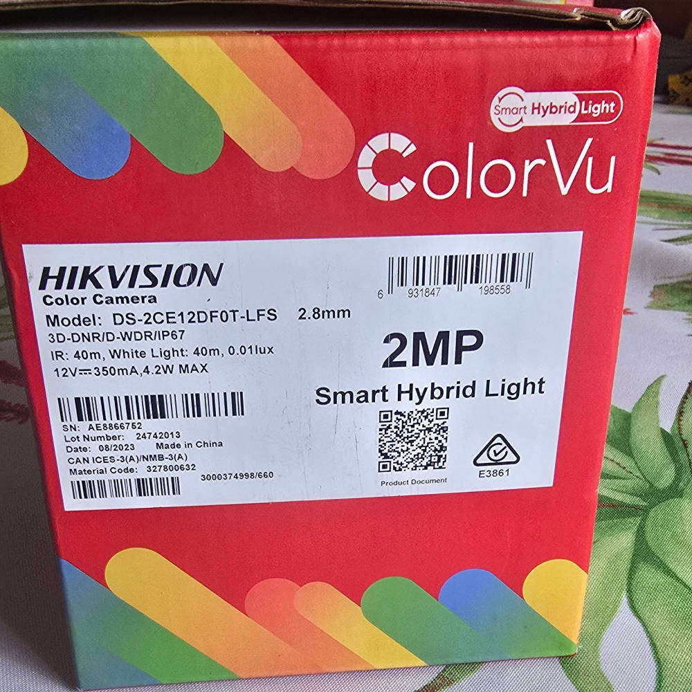 HIKVISION ColorVu Camera 2.8mm 1080P 40m