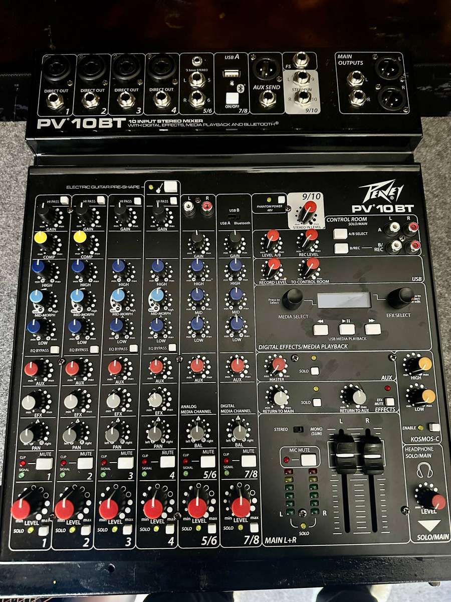 Peavey PV10BT Mixer with Bluetooth and Effects