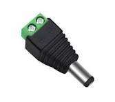 DC connector male - 5.5mm x 2.1mm power plug adapter pack of 10