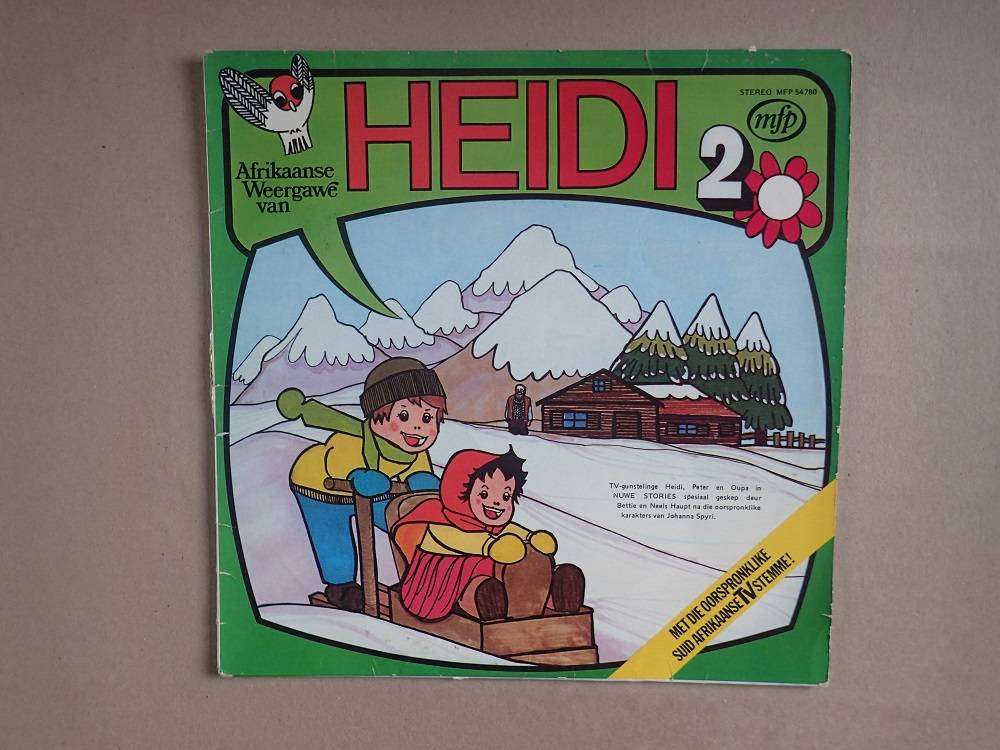 Vintage childrens Afrikaans vinyl LP record HEIDI NOMMER TWEE 1978