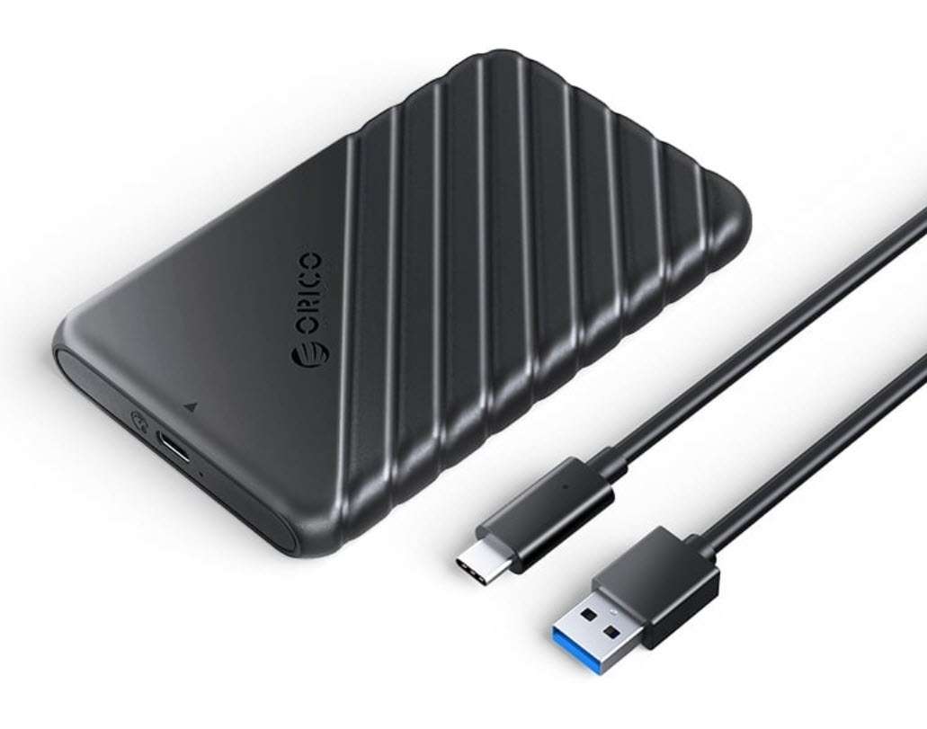 ORICO-2.5 inch Type-C to USB-A Hard Drive Enclosure - Blue