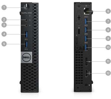 Dell Optiplex 5050 Mini Desktop PC (Intel i5 7th Gen, 240GB SSD, & 8GB RAM)