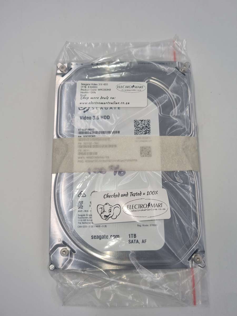 Seagate Video 1TB 3.5 SATA Internal Hard Drive