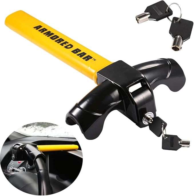 Armored Bar - Anti Theft Steering Wheel Lock