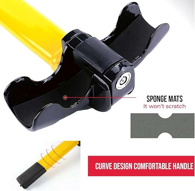 Armored Bar - Anti Theft Steering Wheel Lock