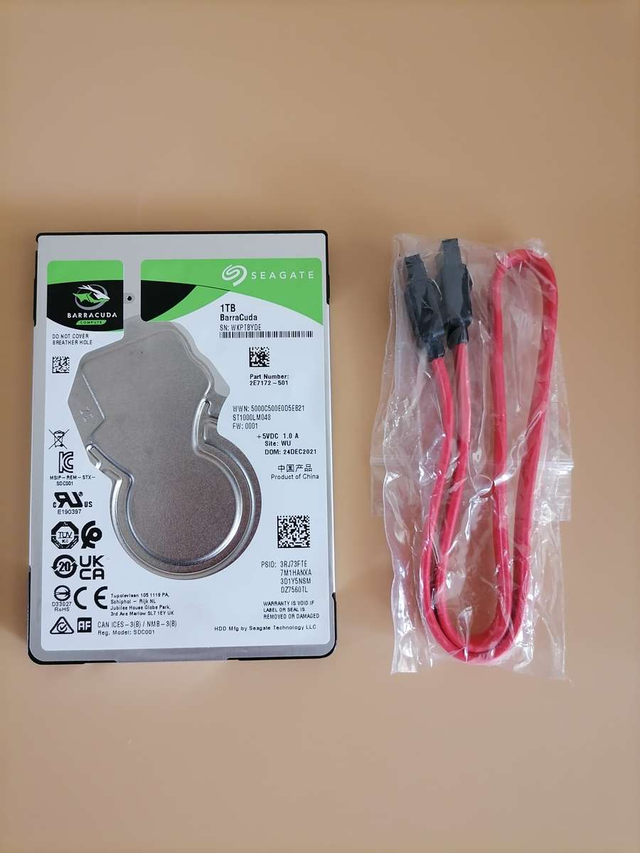 Seagate Barracuda 1TB - Laptop Hard Disk Drive