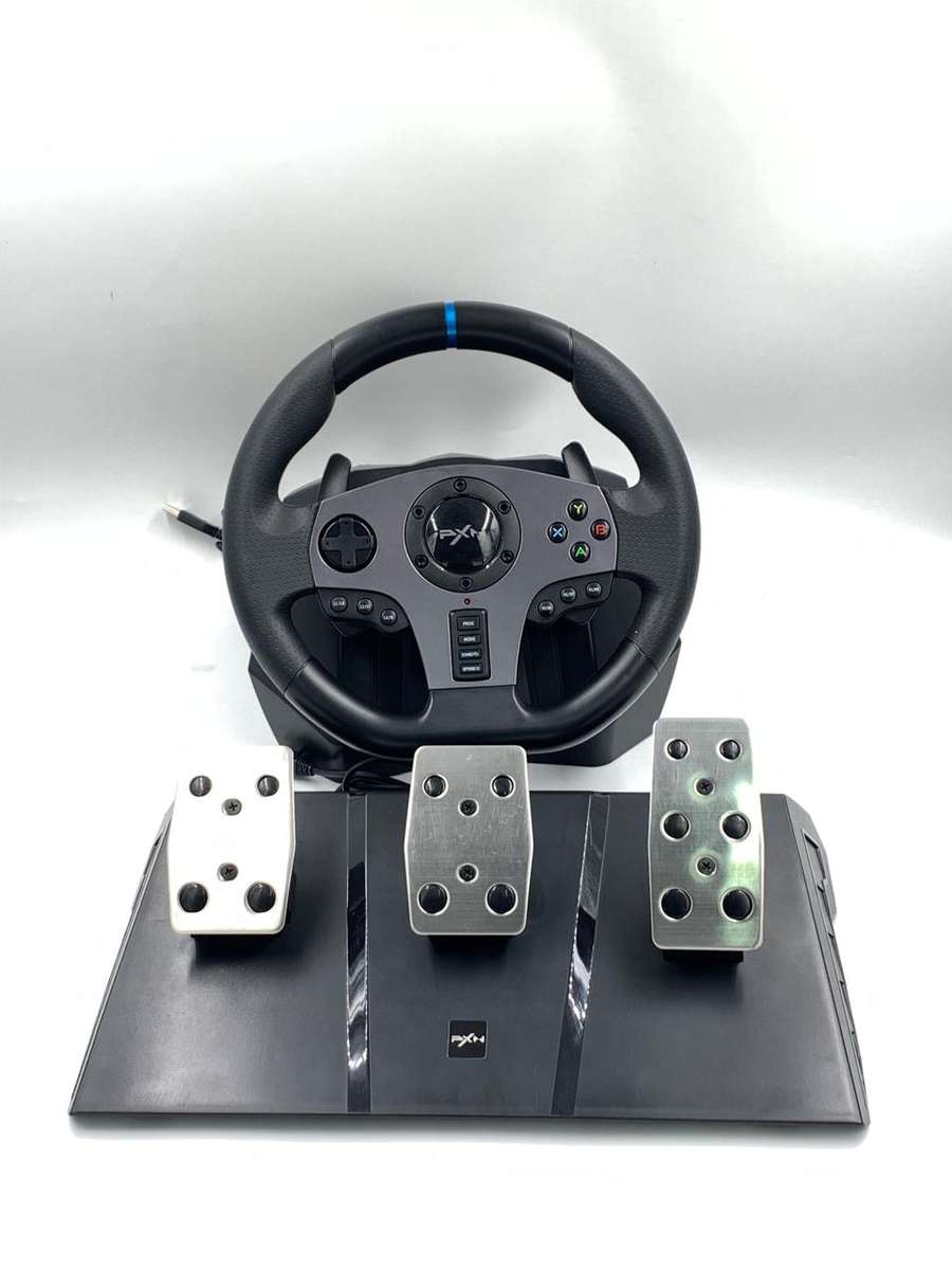 PXN V9 Gaming Steering Wheel 270-900 degree with 3 Pedals and Gear Shifter (New Open Box)