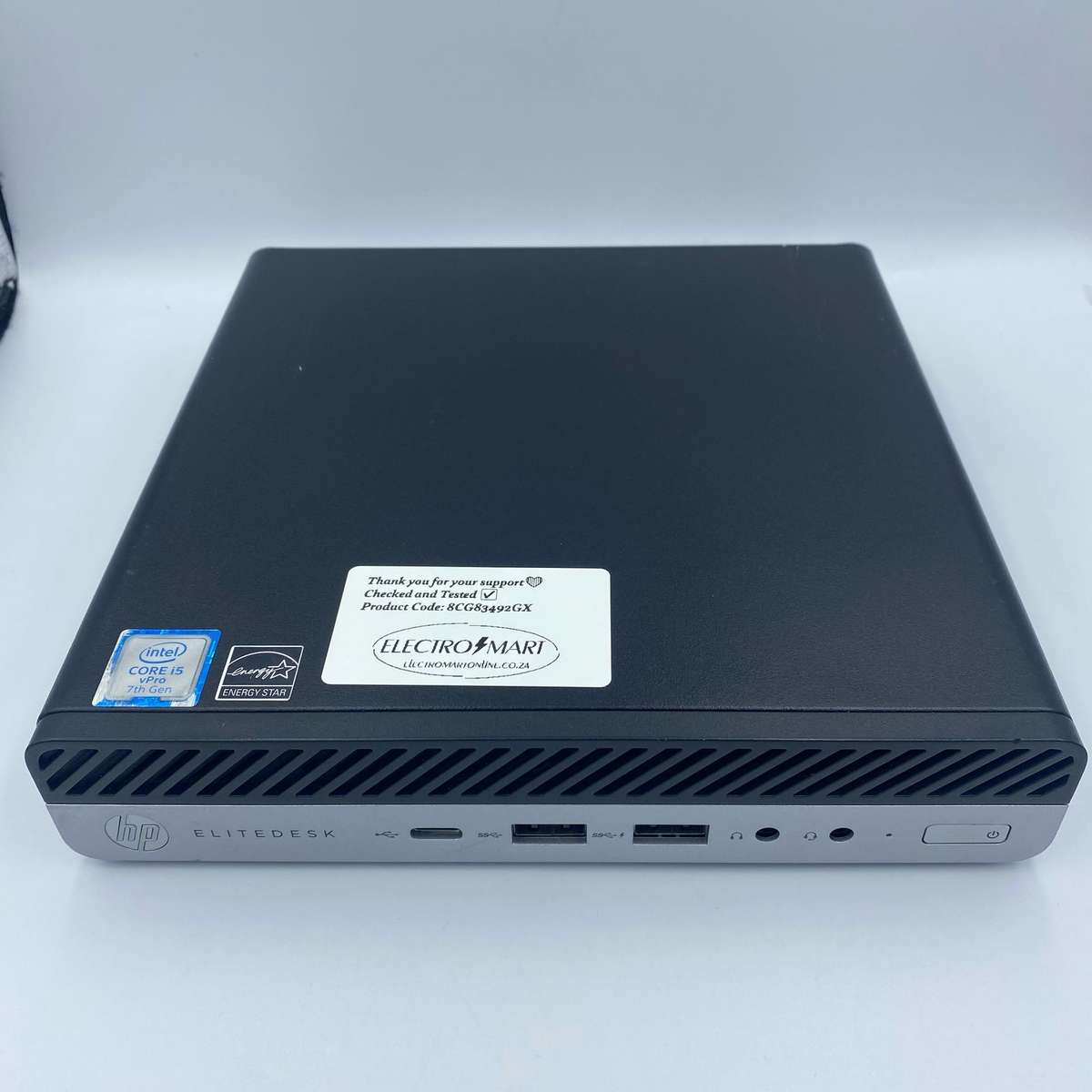 HP EliteDesk 800 G3 Mini Desktop PC (Intel i5 7th, 128GB HDD & 16GB RAM)