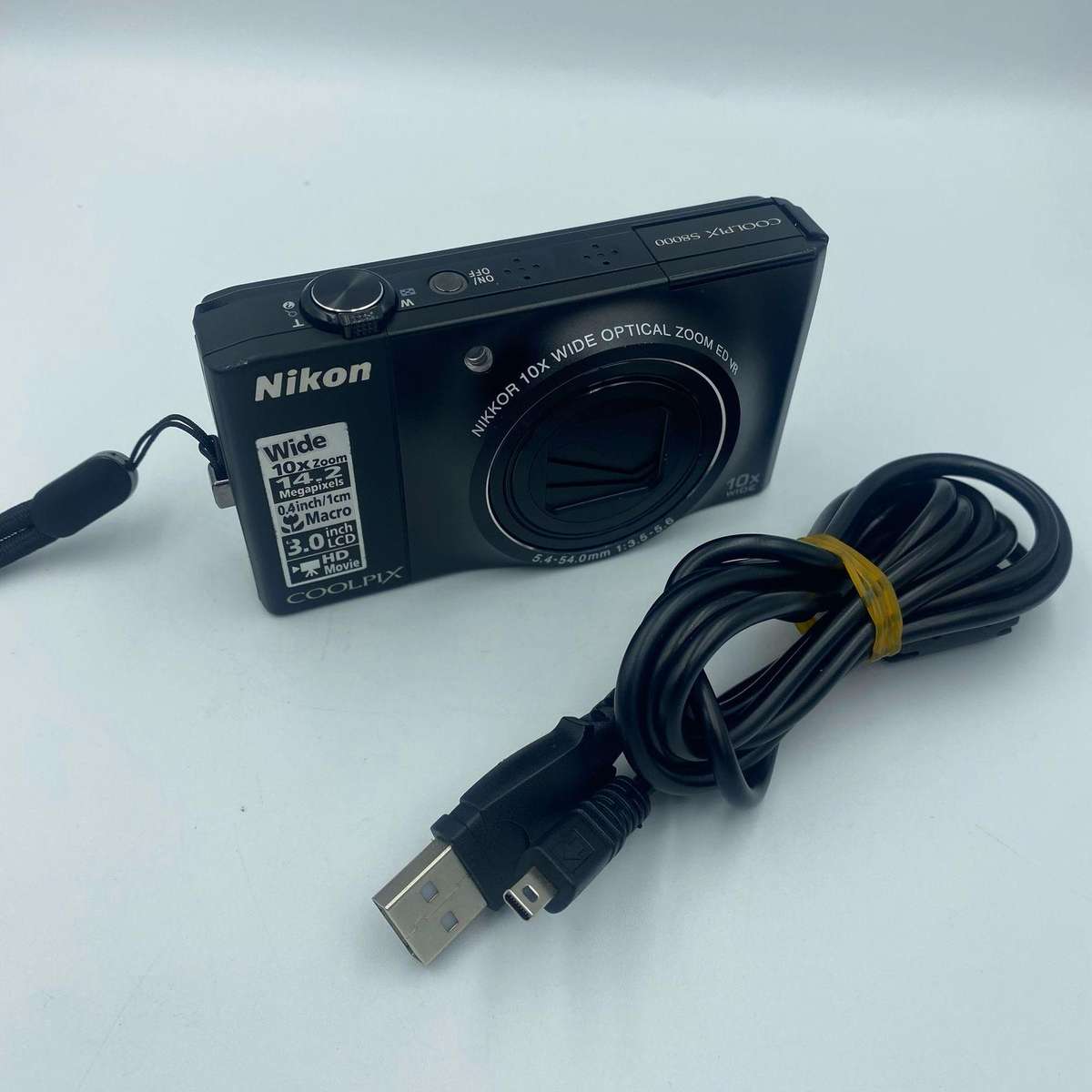 Nikon COOLPIX S8000 Digital Camera (14.2MP, 10x Optical Zoom) Black