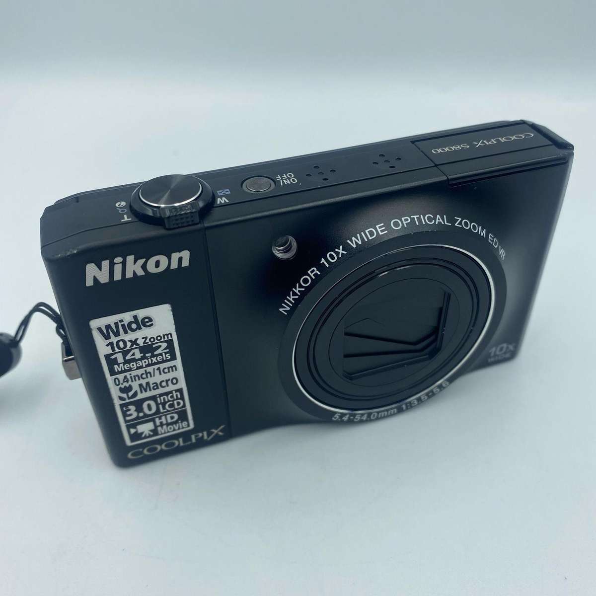 Nikon COOLPIX S8000 Digital Camera (14.2MP, 10x Optical Zoom) Black