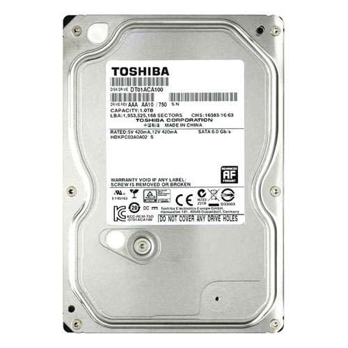 Toshiba 3.5 Hard Drive - 1TB