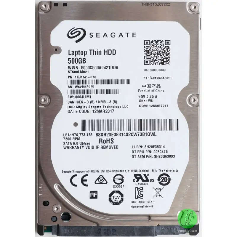 Seagate Laptop Thin HDD 500GB -Laptop Internal Hard Drive