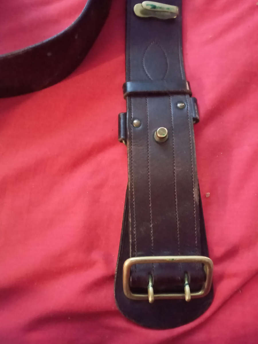 Sam Browne belt new 118cm