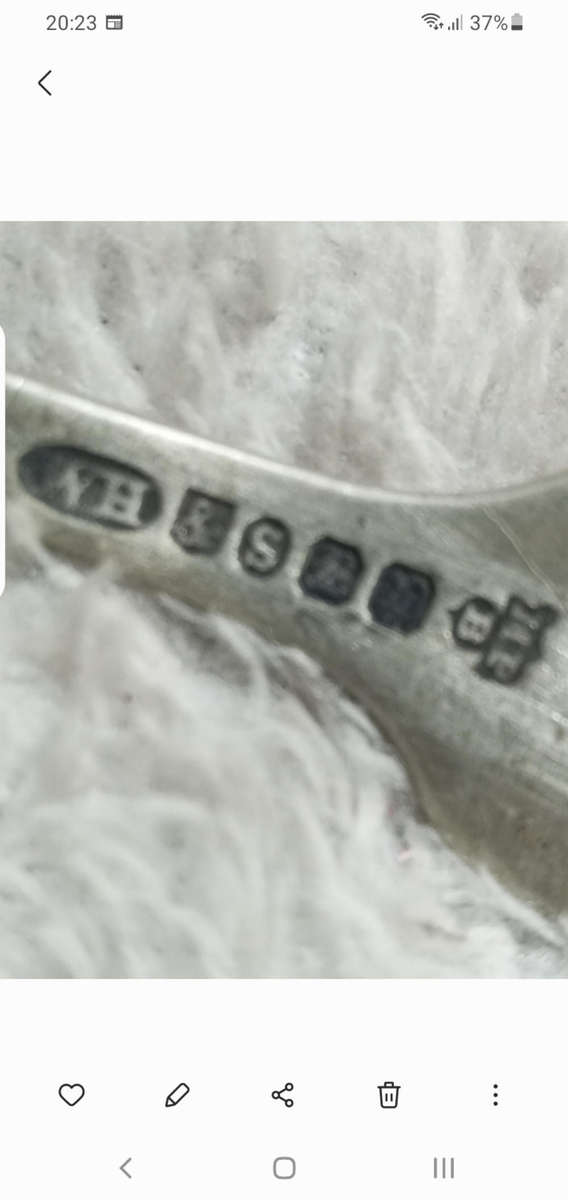 Sterling silver fork 34.8 gr