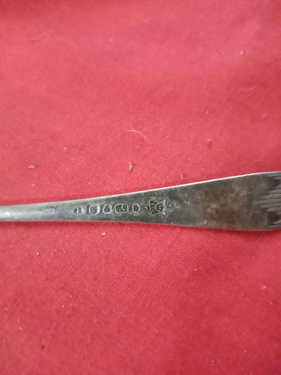 Sterling silver fork 37 gr