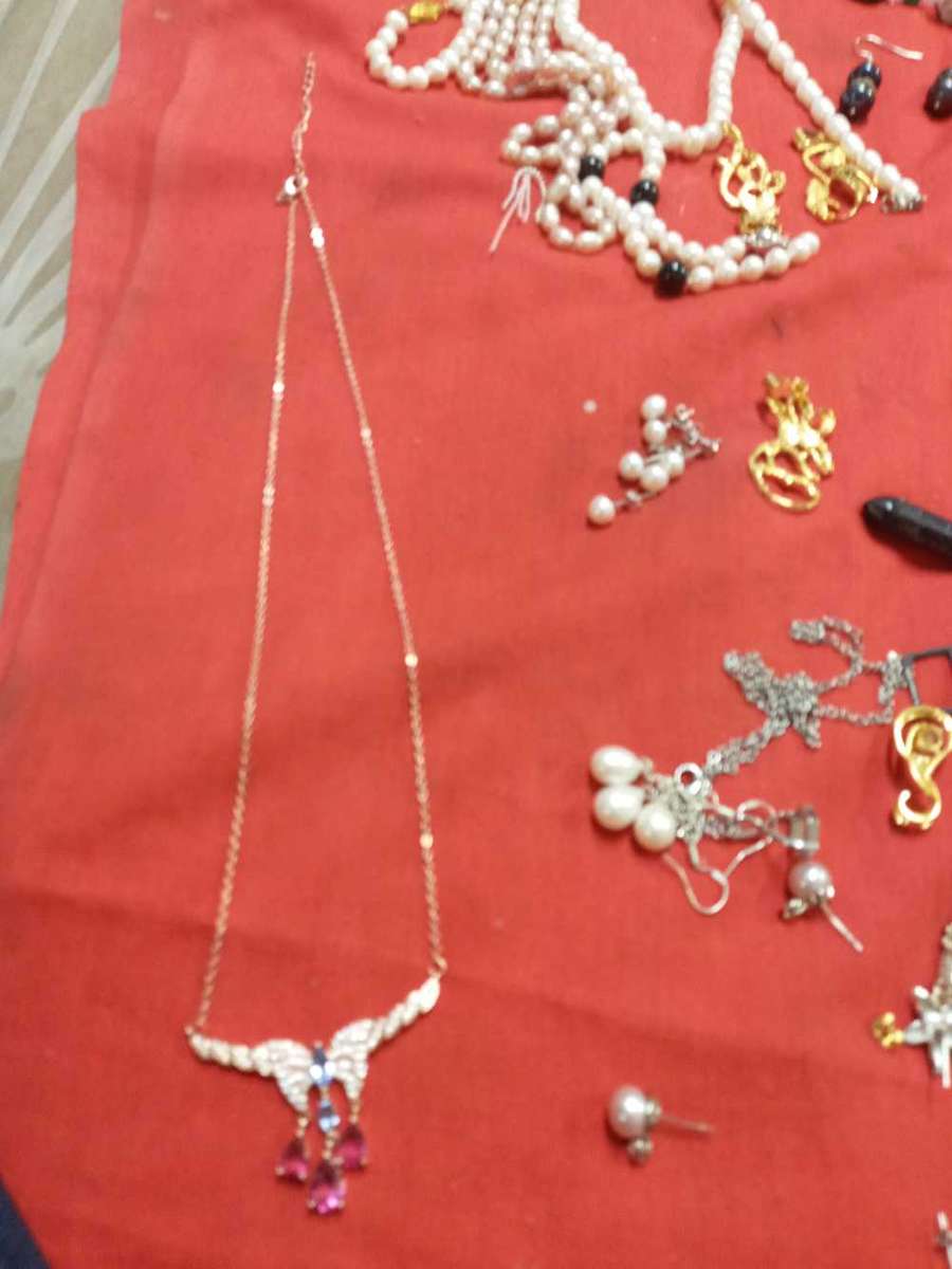 Tanzanite topaz necklace