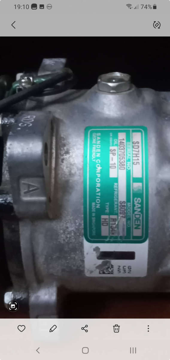 Sanden sd7h15 car air-conditioning