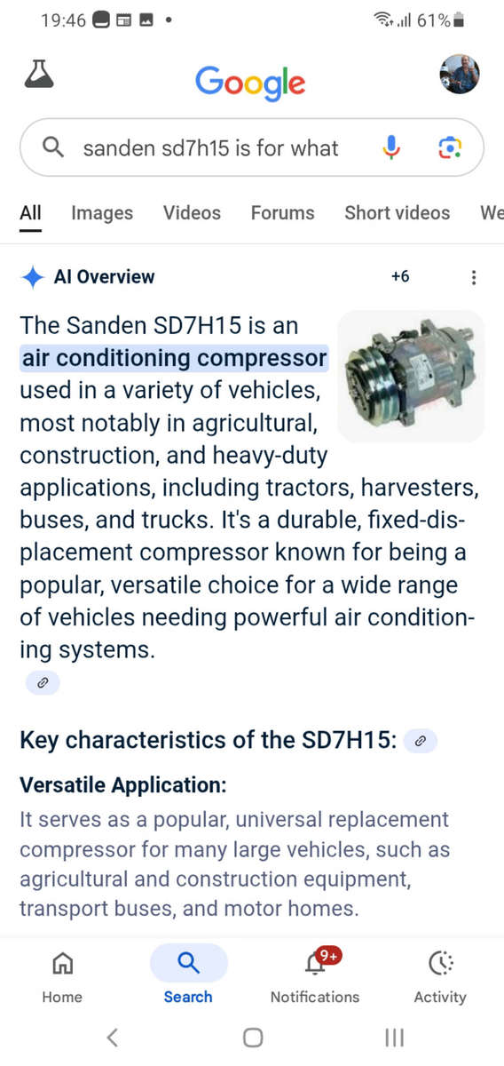 Sanden sd7h15 car air-conditioning