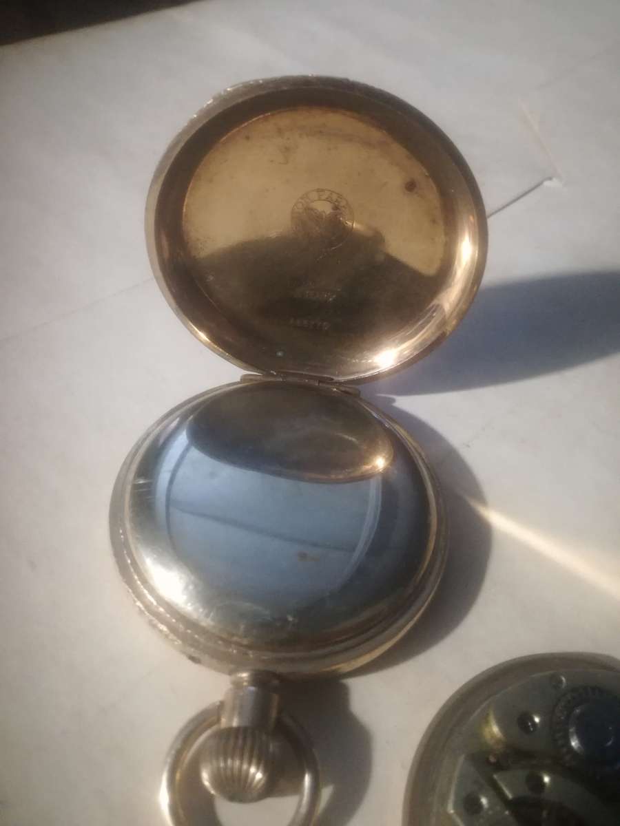 Vintage pocket watch gold plated