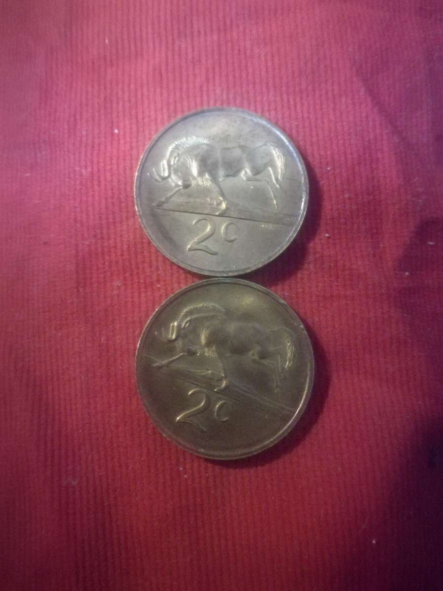 1971 2c coin uncirculated/proof.?'-x 2