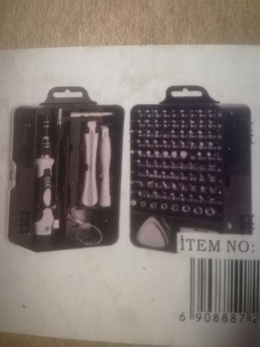 115 piece screwdriver tool set