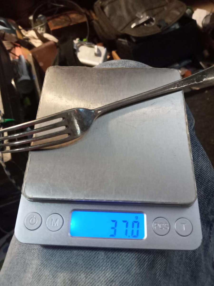 Sterling silver fork 37 gr