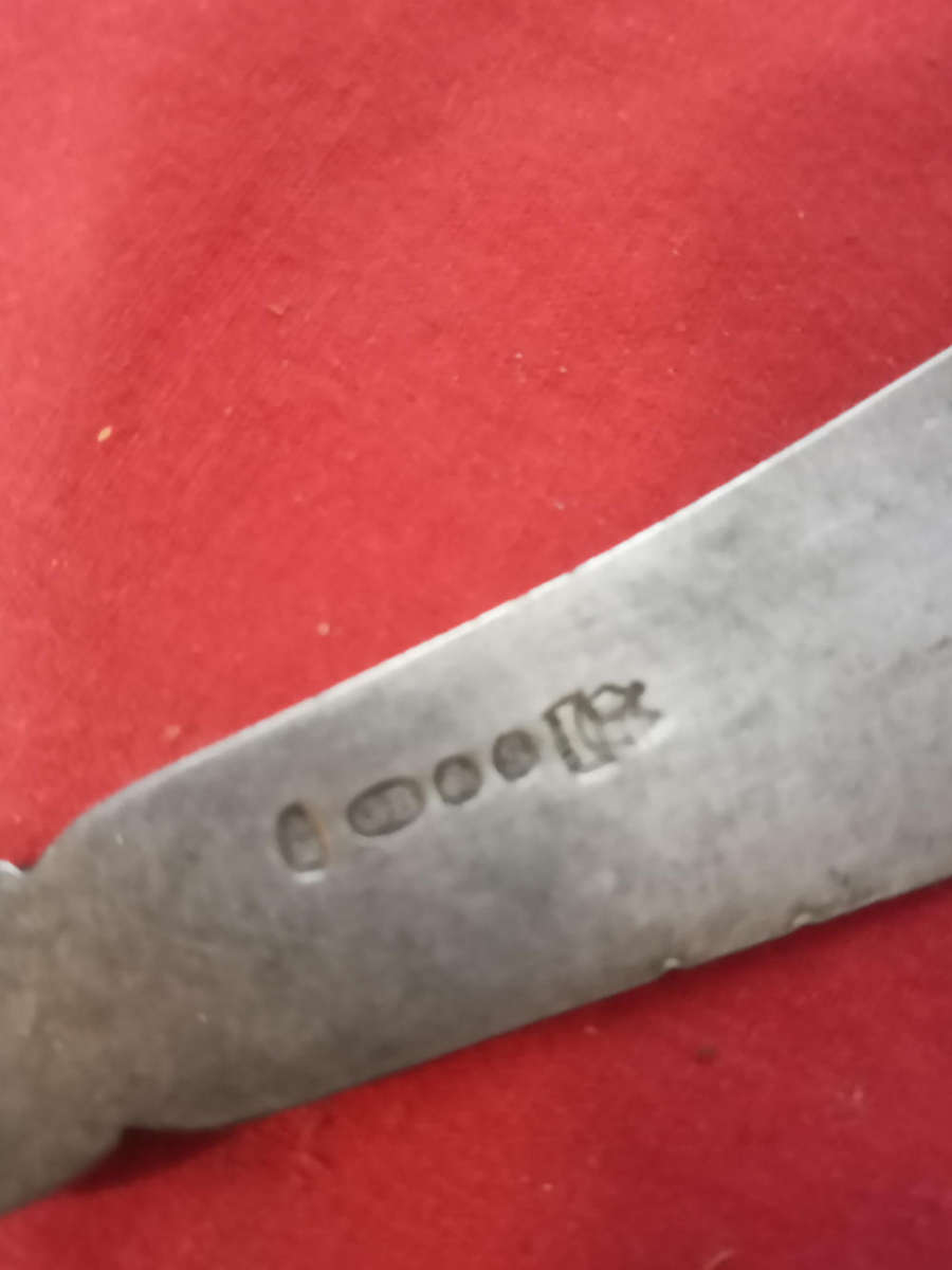 Sterling silver fish knife 59.7 gr