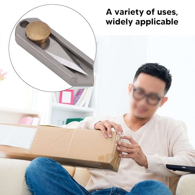 Mini Self Defense Keyring Knife - Gold