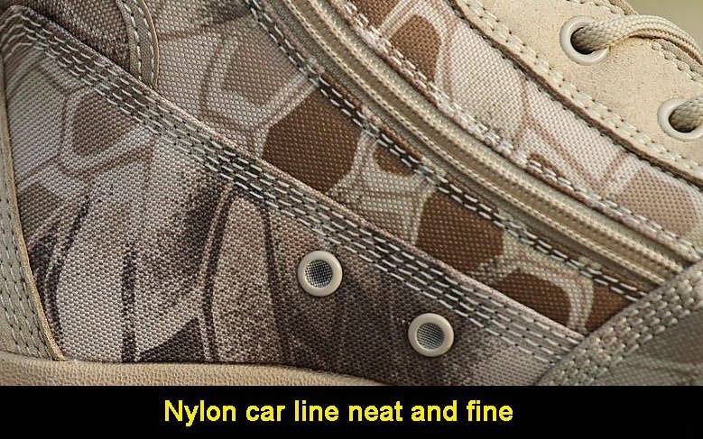 Camo Airsoft Boots (Side UnderZip)