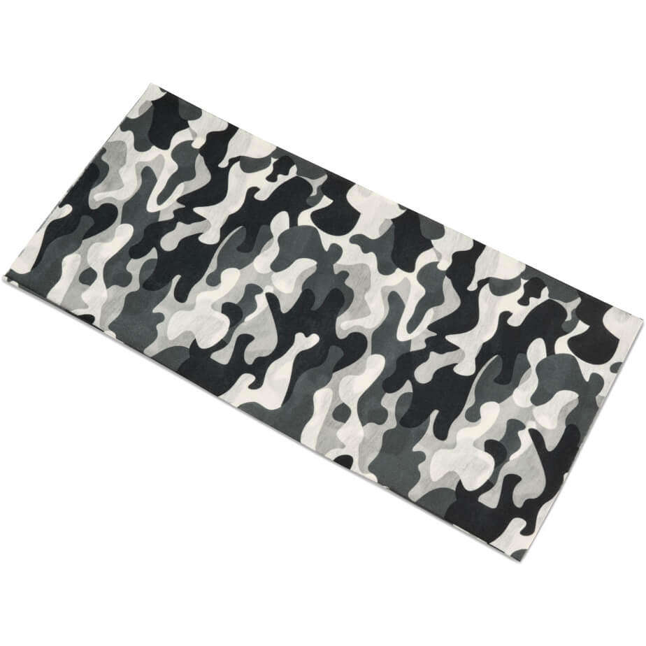*02 Bandana - Black & White Camouflage