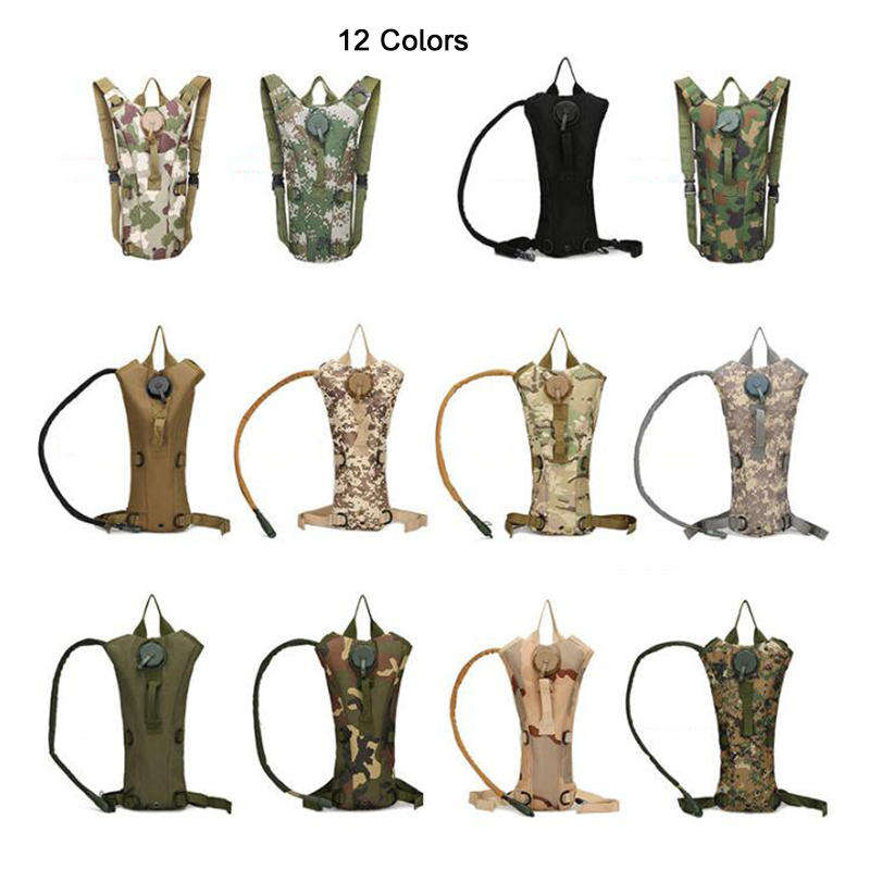 3L Tactical Hydration Backpack Military Water Bag Pouch Outdoor Running Cycling Camping Rucksack