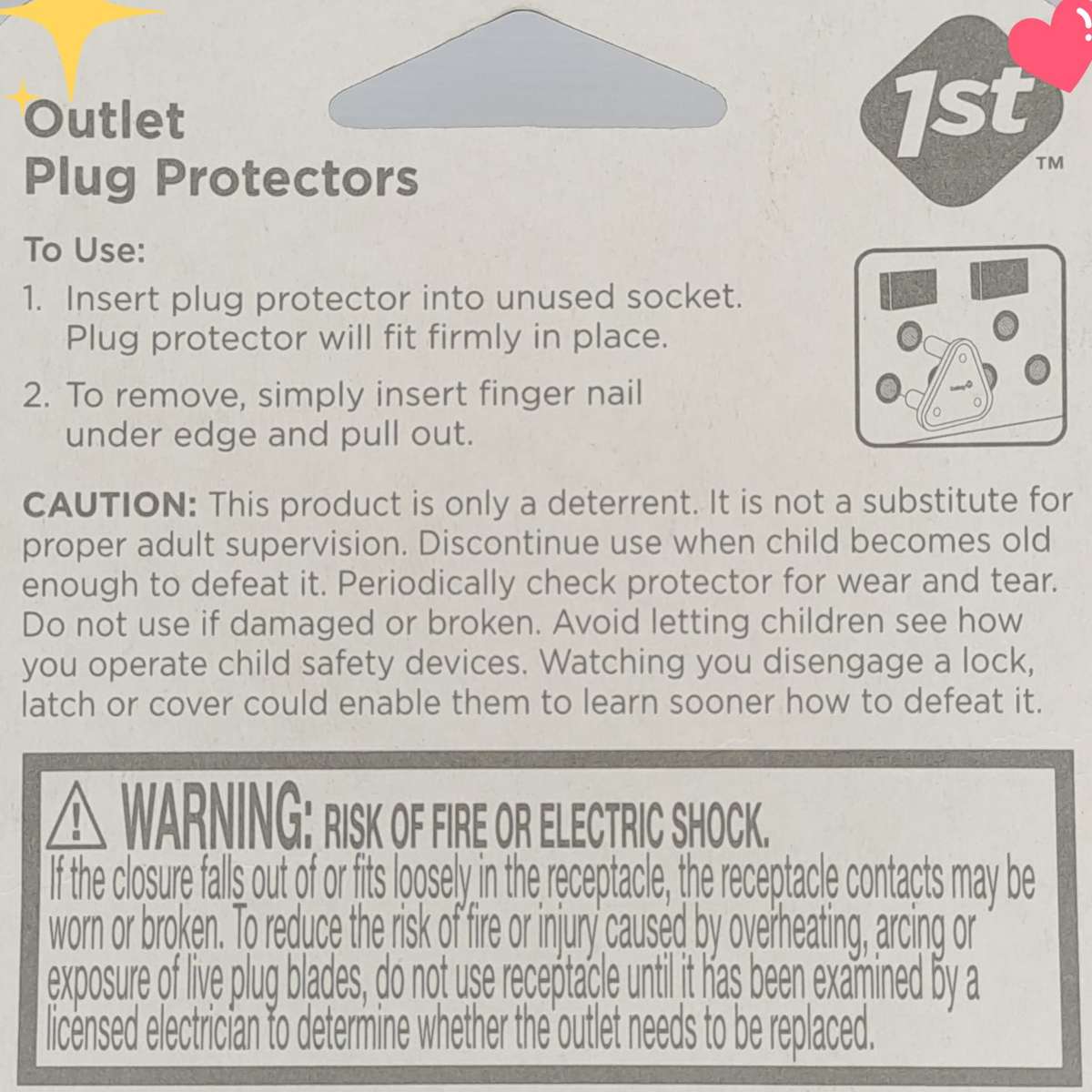 Safety 1st - 12 pack Outlet Plug Protectors