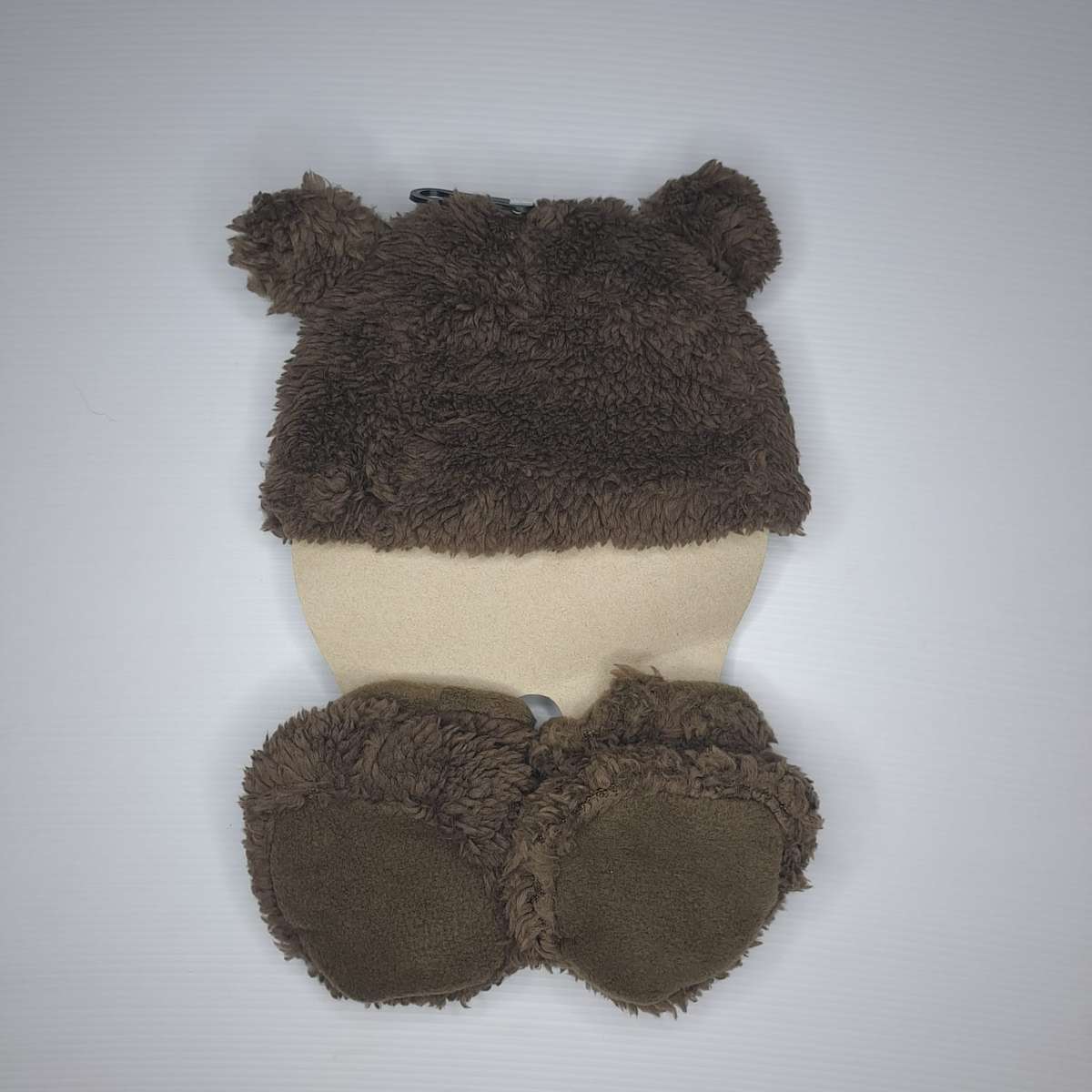 Brown Bear Beanie & Mittens - up to 3kg