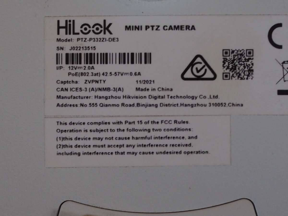 Network Camera Bundle (Spares/Repair)