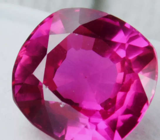 4.20Ct Mozambique Ruby Radiant cut