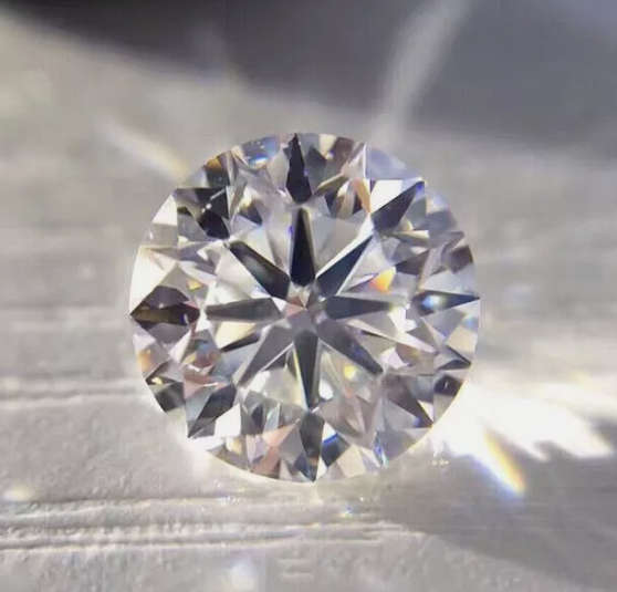 1.50 Ct 7.5mm D Color Round VVS1 Moissanite
