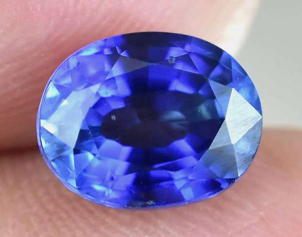 2.90Ct AGL Certified Blue Tanzanite Oval